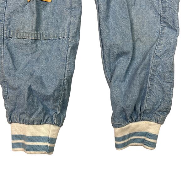 Little Levi’s VTG 80s Cargo Jogger Jeans Elastic Waist Light Wash Boys 6 Slim - Picture 3 of 7